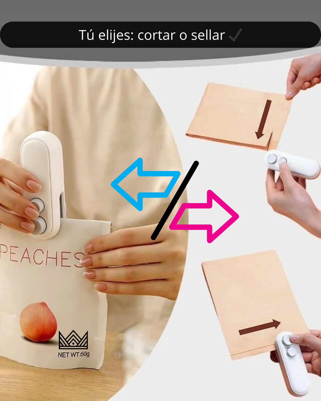 Mini Sellador de Bolsas Recargable!