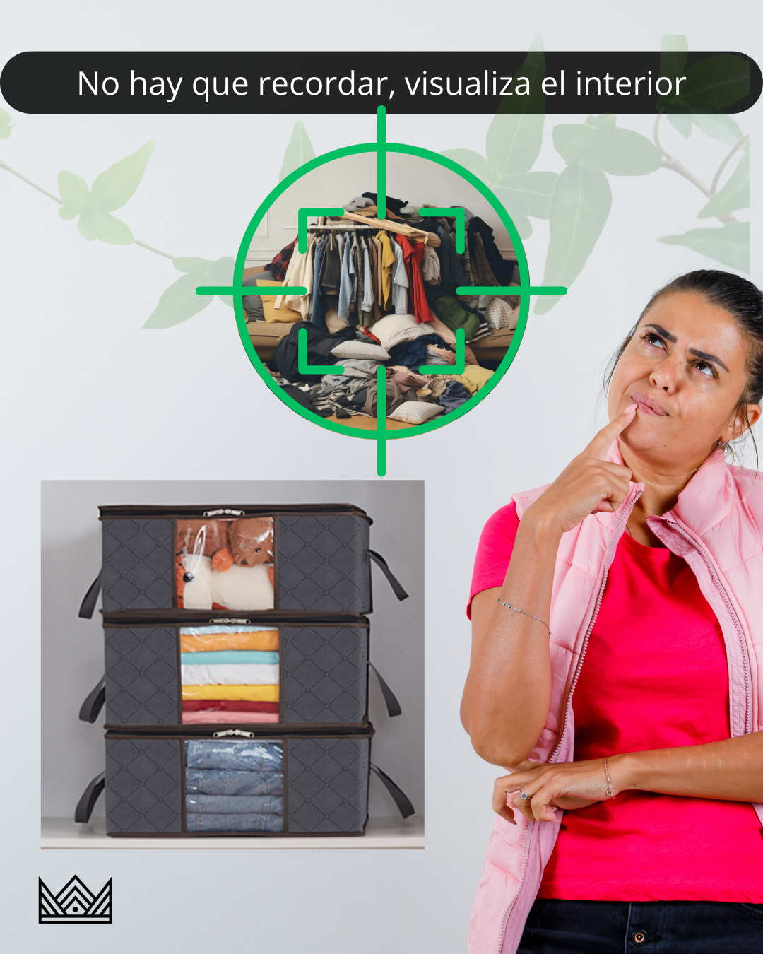 Organizador de ropa - Ahorra espacio ahora!